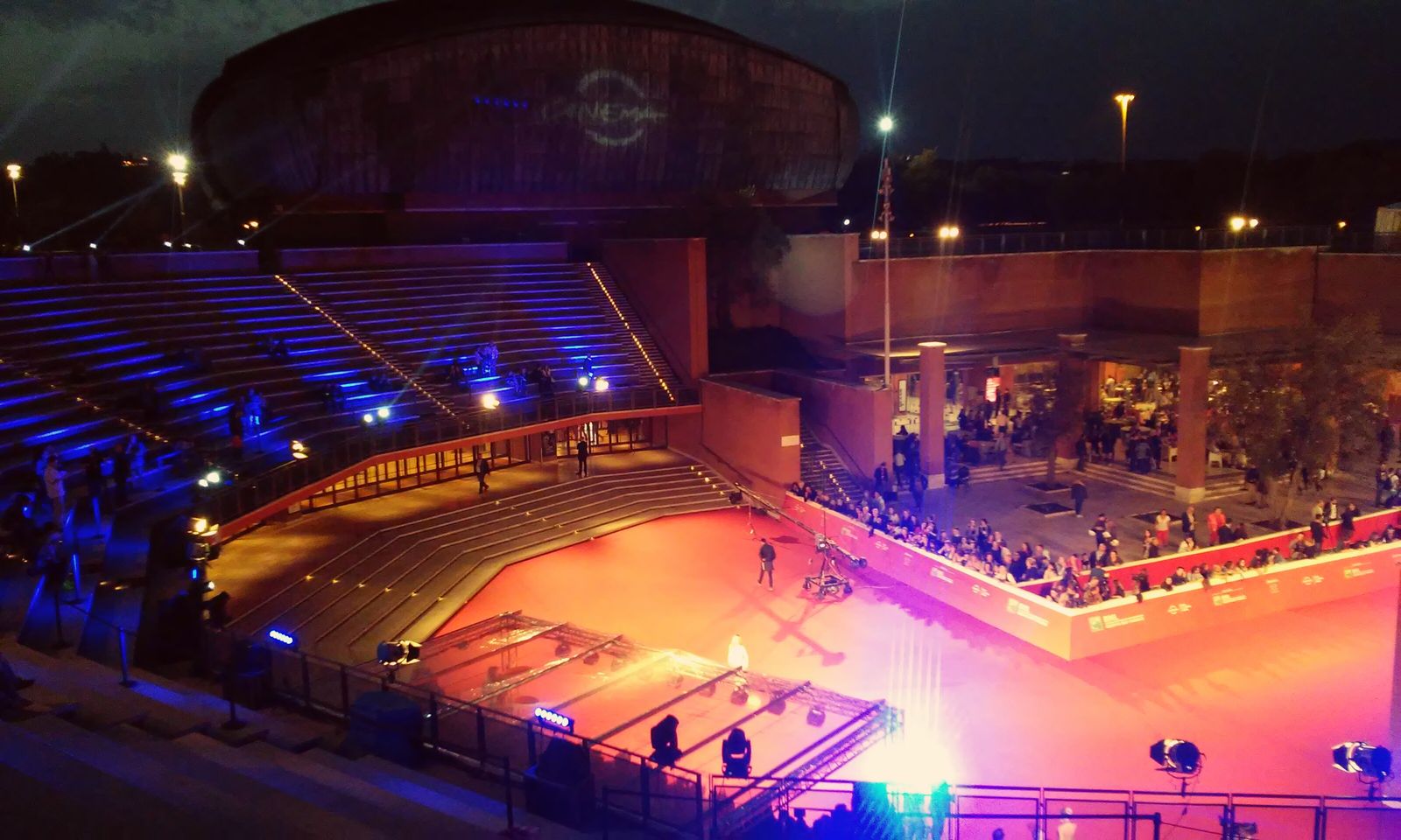 Red carpet, Casa del Cinema, Roma