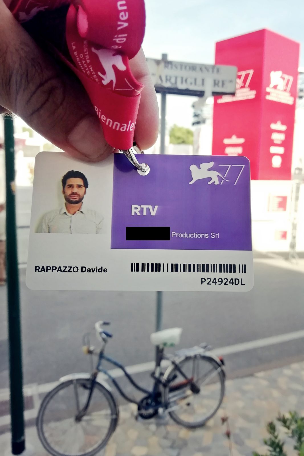 Accredito RTV, Mostra del Cinema di Venezia